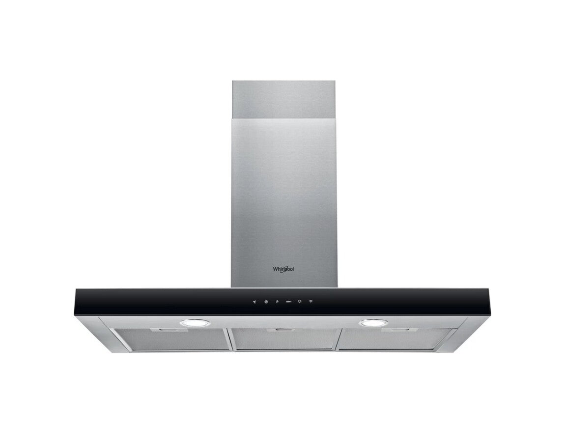 Whirlpool WHBS C92F LT X Cappa a parete cm. 90 - inox/nero
